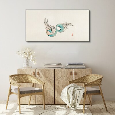 Obraz na plátně Japonské Ryby Ilustrace