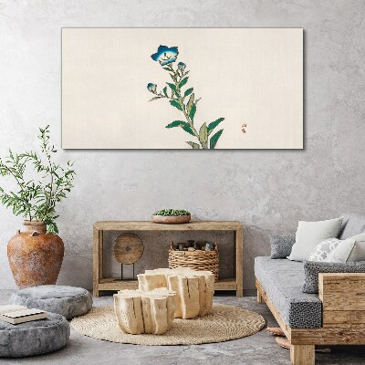 Obraz na plátně Asijské květiny rostliny