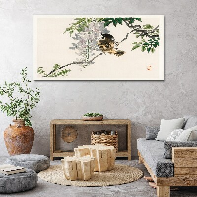 Obraz na plátně Pobočky živočišného ptáka