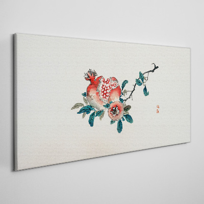 Obraz na plátně Asijské květiny ovocné větve