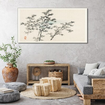 Obraz na plátně Asijské větve stromů