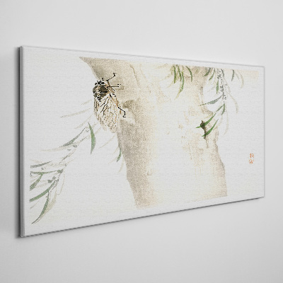Obraz na plátně Strom větve hmyze listy