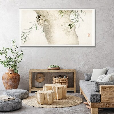 Obraz na plátně Strom větve hmyze listy