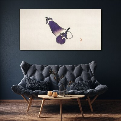 Obraz na plátně Elegance zeleniny v minimalistickém stylu