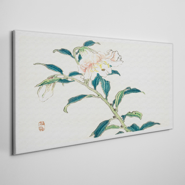 Obraz na plátně Asijské květiny
