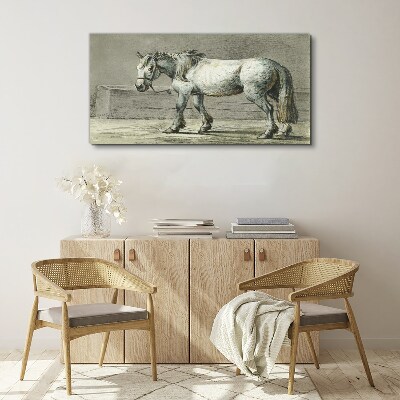 Obraz na plátně Zvířecí kůň Jean Bernard