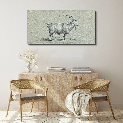 Obraz na plátně Moderní zvířecí koza