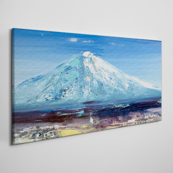 Obraz na plátně Abstrakce Lake Mount Sky