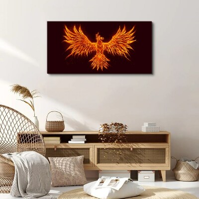 Obraz na plátně Hořící Phoenix