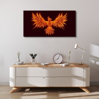Obraz na plátně Hořící Phoenix