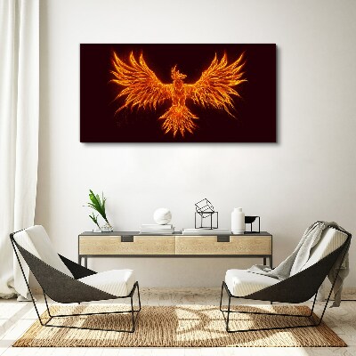 Obraz na plátně Hořící Phoenix
