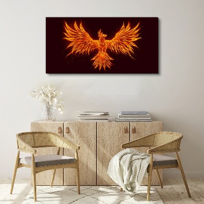 Obraz na plátně Hořící Phoenix