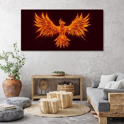 Obraz na plátně Hořící Phoenix