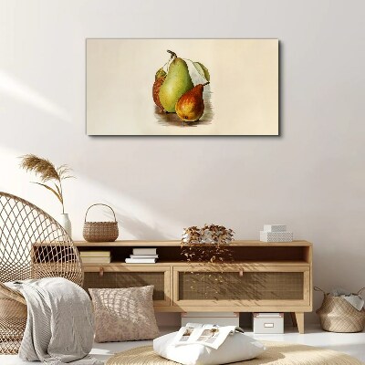 Obraz na plátně Ovoce hruškové listy