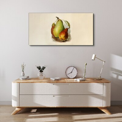 Obraz na plátně Ovoce hruškové listy