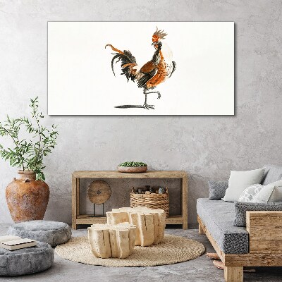 Obraz na plátně Kreslení zvířat pták kuře