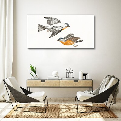 Obraz na plátně Kreslení zvířat pták