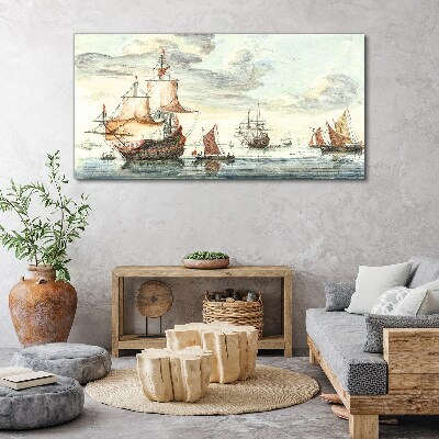 Obraz na plátně Mořské lodě Ocean Sky