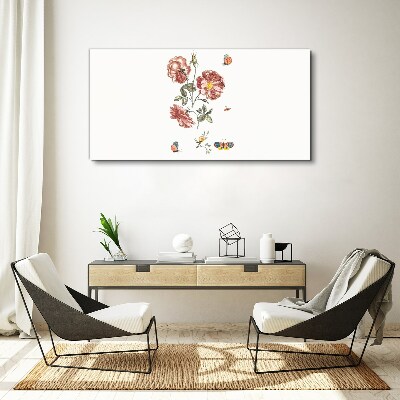Obraz na plátně Květiny motýlské rostliny