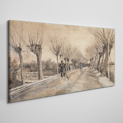 Obraz na plátně Silnice v Etten van Gogh