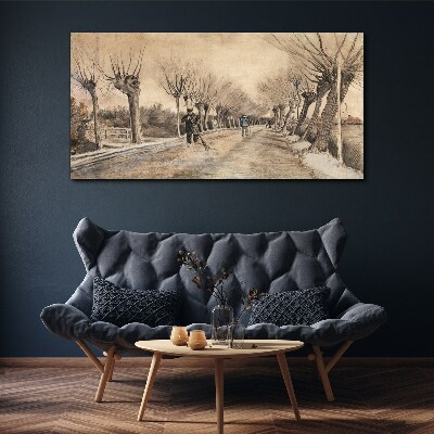 Obraz na plátně Silnice v Etten van Gogh