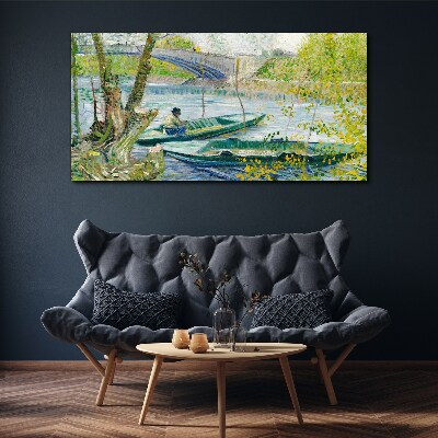 Obraz na plátně Rybářský pramen van Gogh