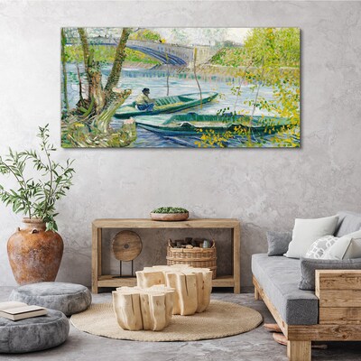 Obraz na plátně Rybářský pramen van Gogh