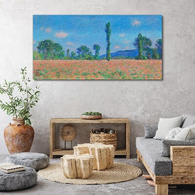 Obraz na plátně Louky Monetová krajina