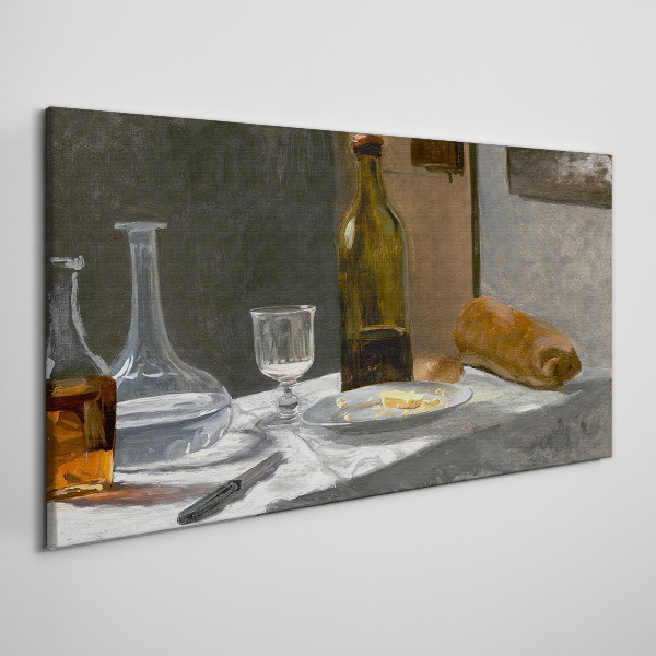 Obraz na plátně Zátiší s lahví Monet