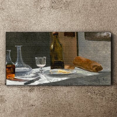 Obraz na plátně Zátiší s lahví Monet