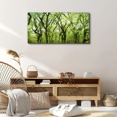 Obraz na plátně Abstrakce lesa