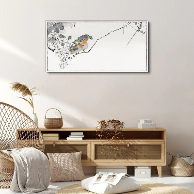 Obraz na plátně Větev zvířat pták