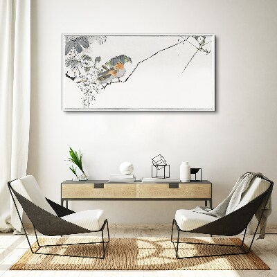 Obraz na plátně Větev zvířat pták