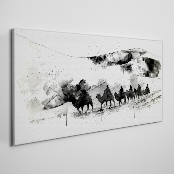 Obraz na plátně Abstrakce pouštní zvířata