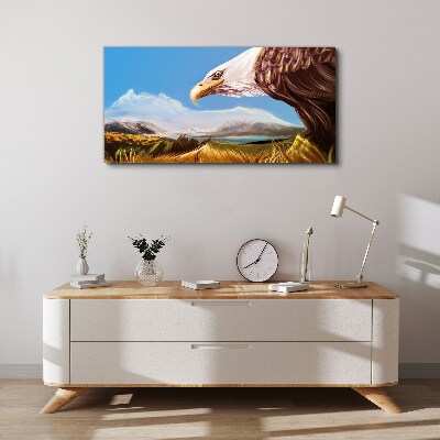 Obraz na plátně Zvířecí pták orel obloha