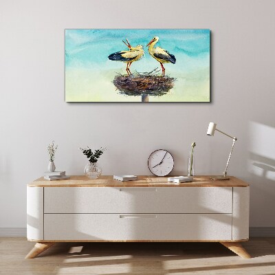 Obraz na plátně Zvířata Birds Swans