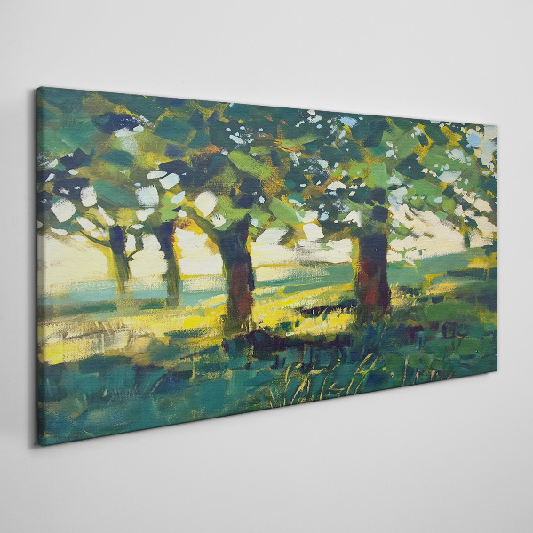 Obraz na plátně Abstrakce strom trávy