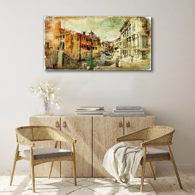 Obraz na plátně Venice River City