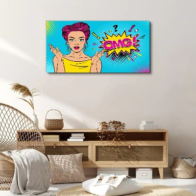 Obraz na plátně Pop-artové překvapení