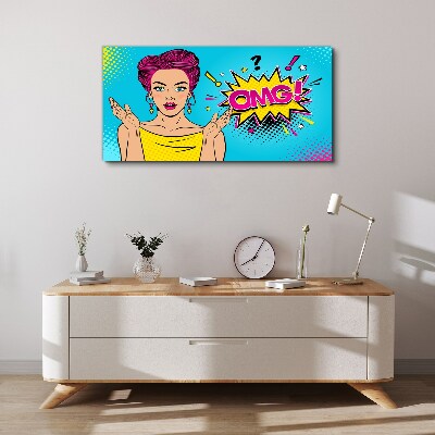 Obraz na plátně Pop-artové překvapení