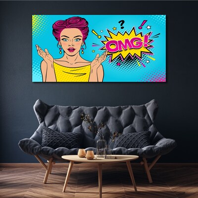 Obraz na plátně Pop-artové překvapení