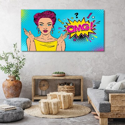 Obraz na plátně Pop-artové překvapení