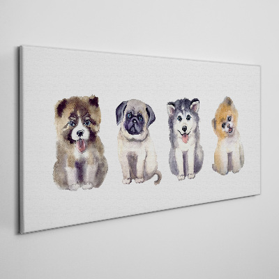 Obraz na plátně Abstrakce zvířat psů