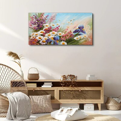 Obraz na plátně Malování květiny rostlina