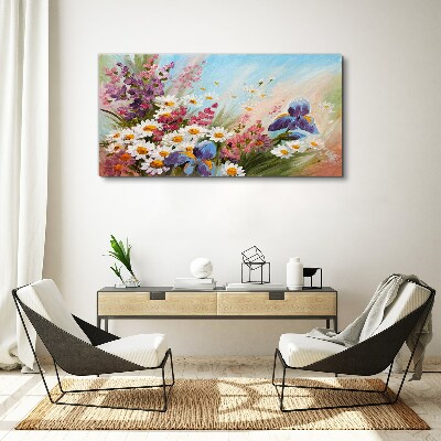 Obraz na plátně Malování květiny rostlina