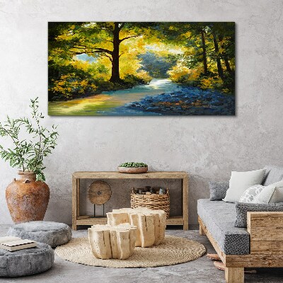 Obraz na plátně les