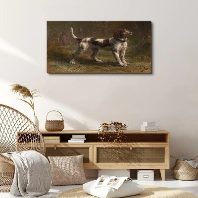 Obraz na plátně Moderní lesní zvířecí pes