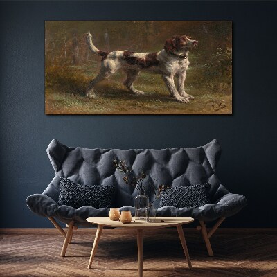 Obraz na plátně Moderní lesní zvířecí pes