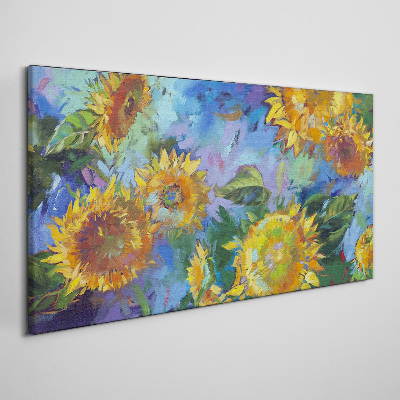 Obraz na plátně Květiny slunečnic