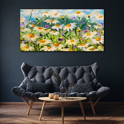 Obraz na plátně Abstrakce květiny příroda